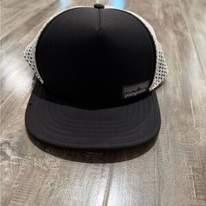 Patagonia Black and White Trucker Hat
